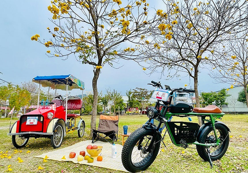 大木匠租車/鮮烤肉-台中后豐鐵馬道租車